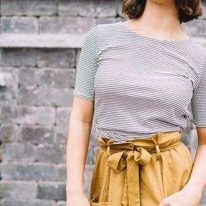 Black & White Striped Tee